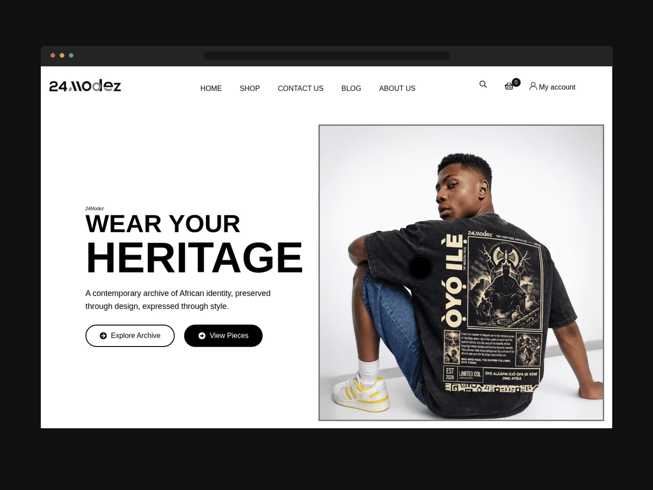 24Modez website preview